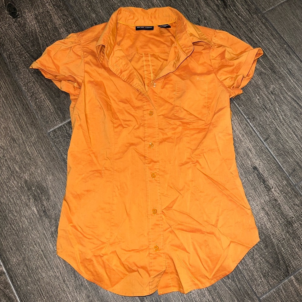 New York and Company button down top size XS